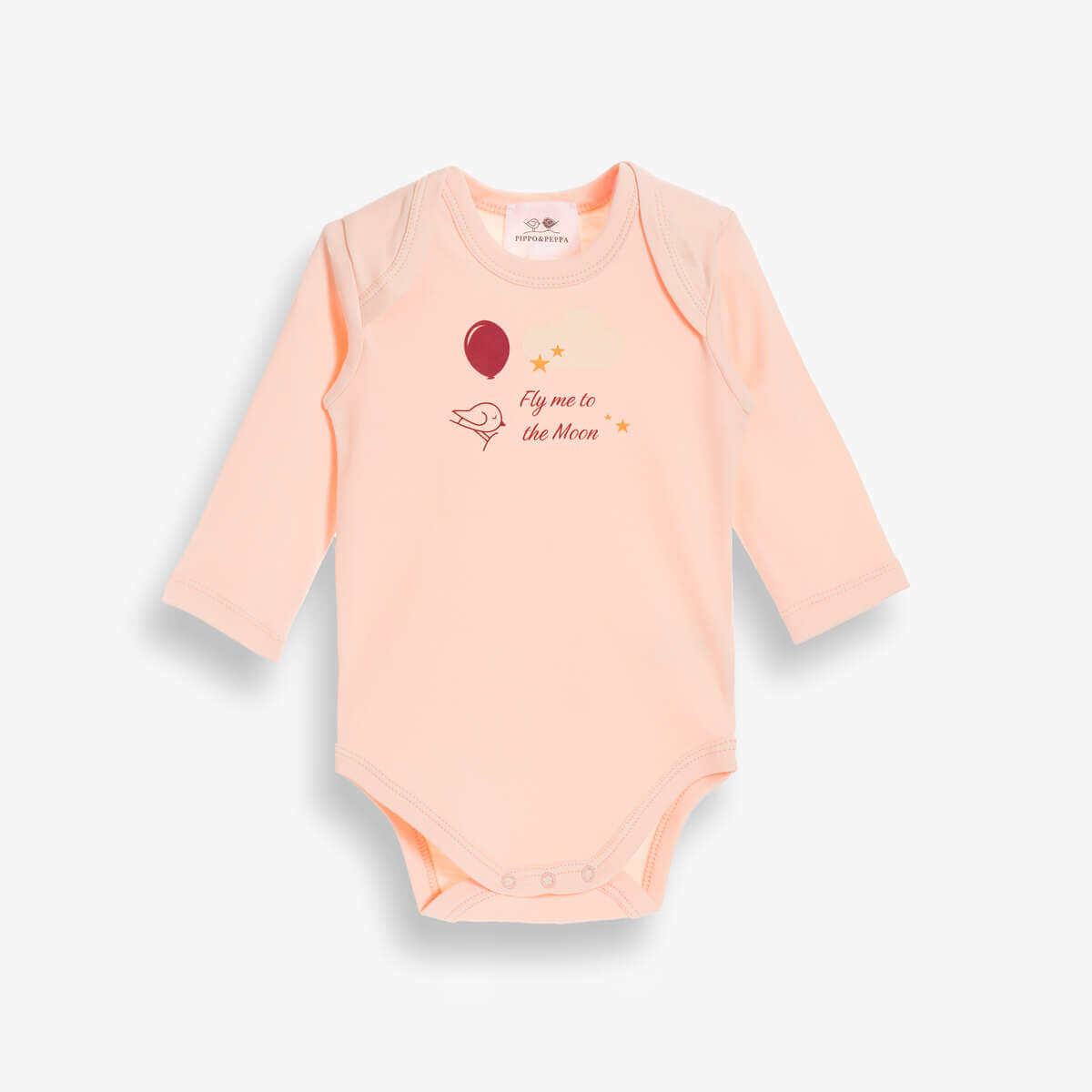 BABY GIRL'S LONG SLEEVE GRAPHIC BODYSUIT