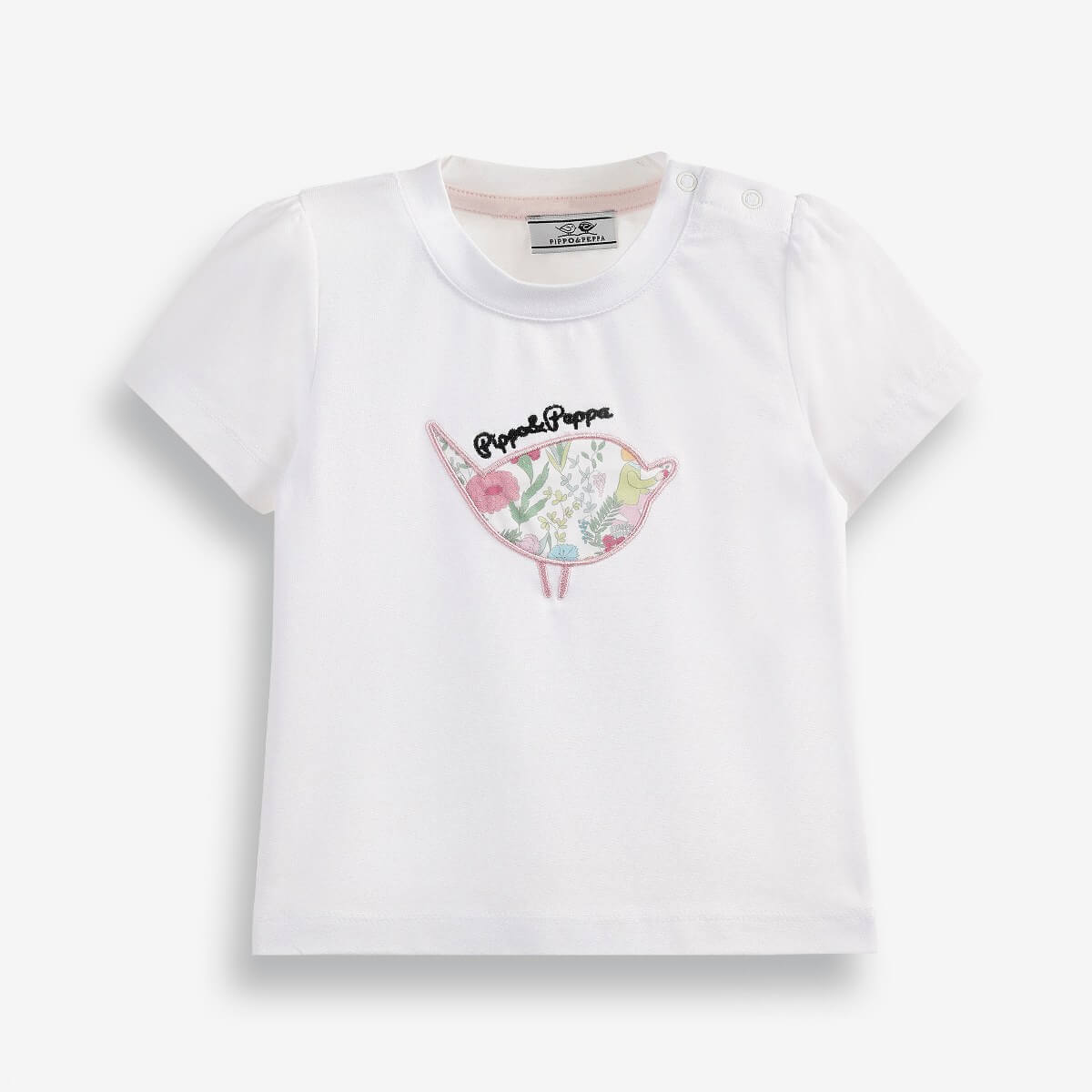 Baby Girls' Logo Bird Embroidery T-Shirt