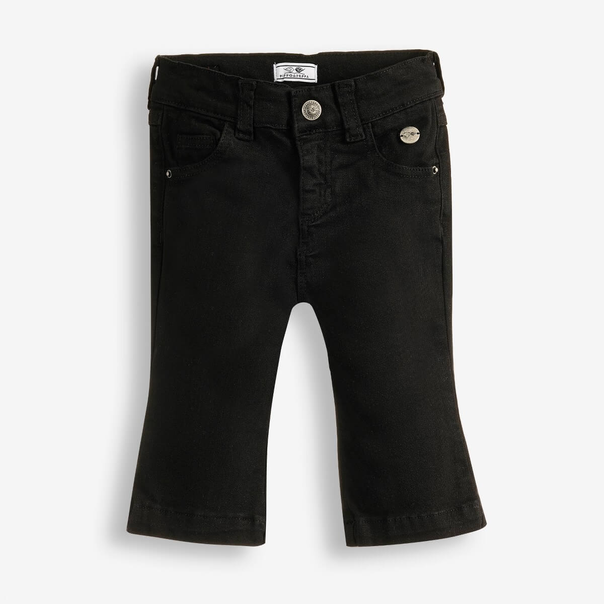 Baby Girls' Black Denim Jeans
