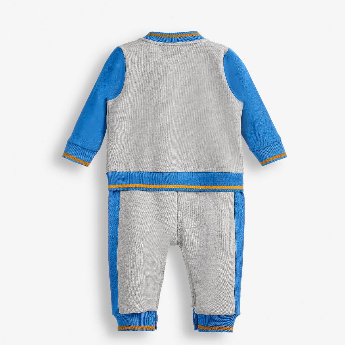 Baby Boys' Long-Sleeved Jumpsuit with Soft Cuffs