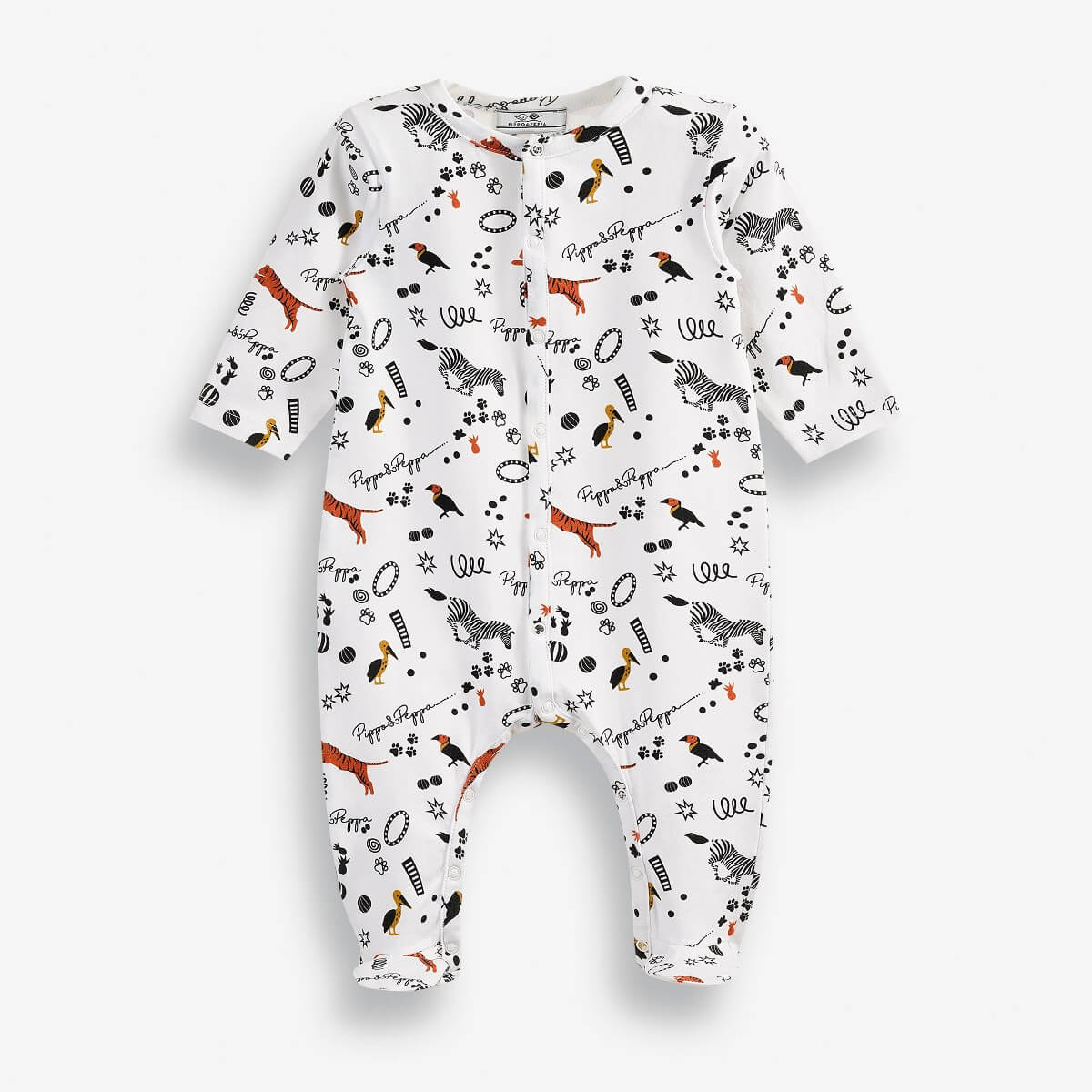 Baby Boys' Jumpsuit with a Closed Leg Finish