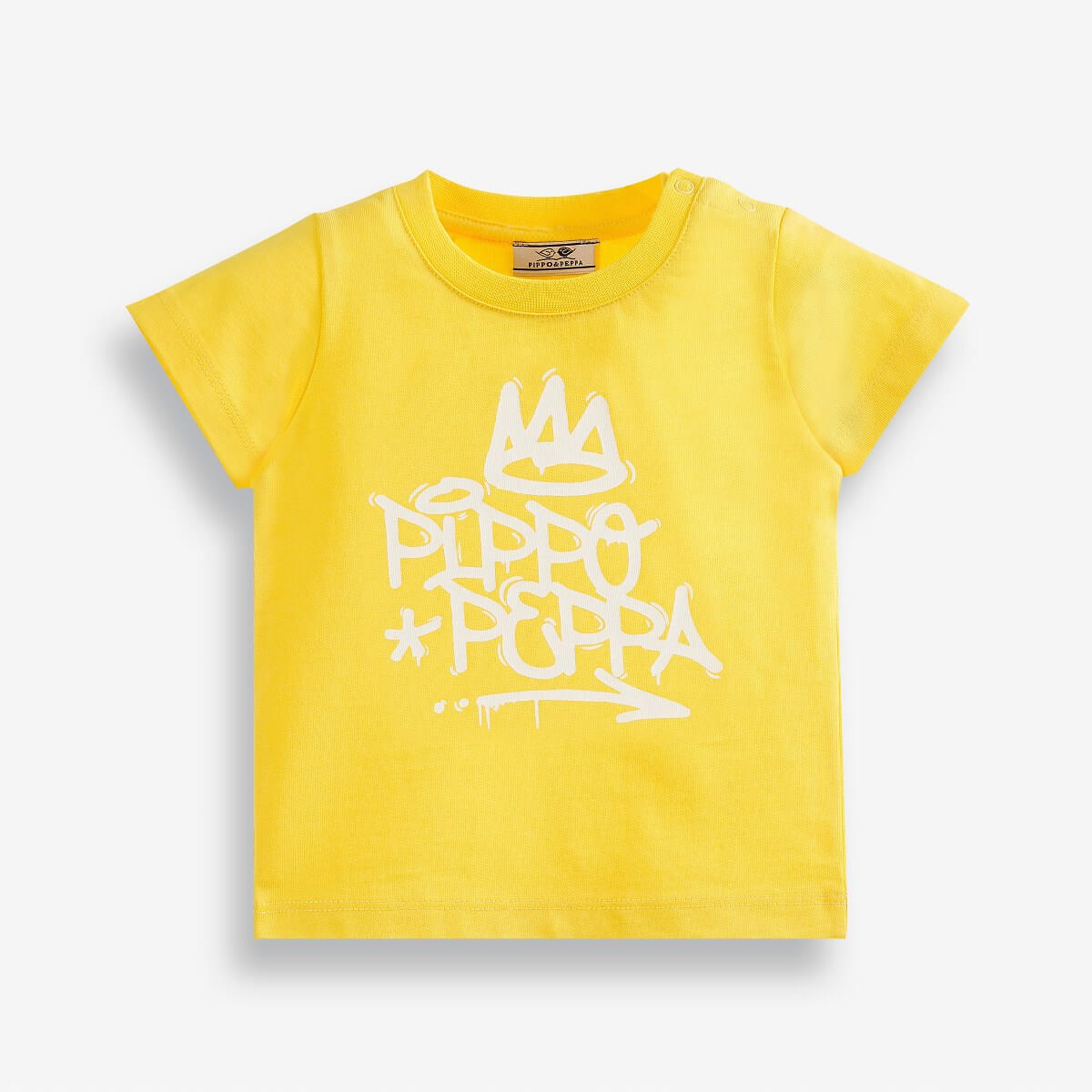 Baby Boys' T-Shirt with a Front Brand Print