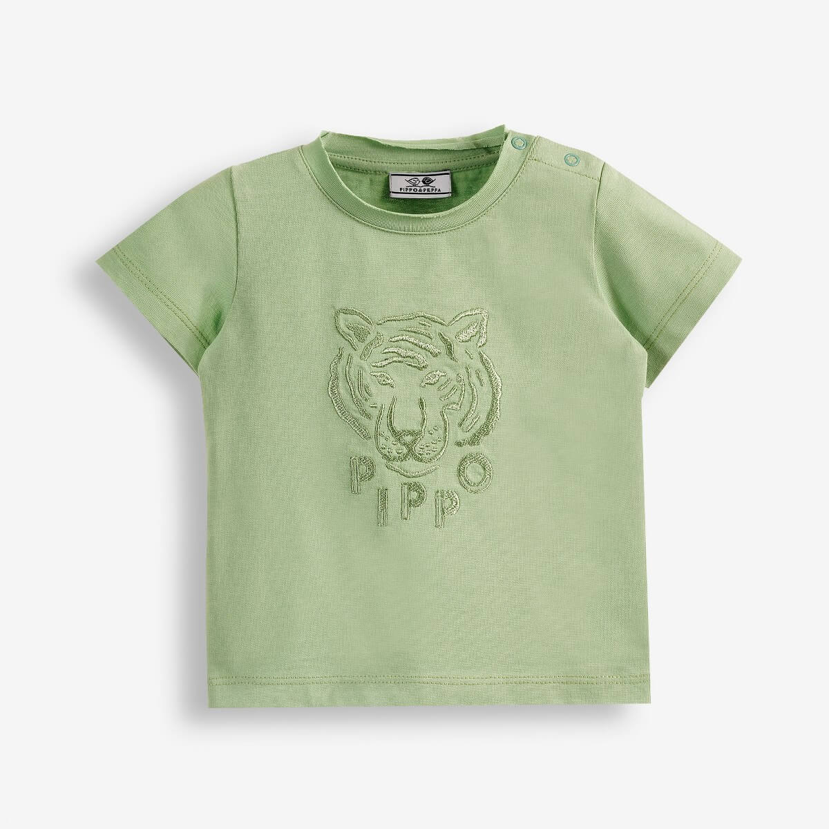 Baby Boys' T-Shirt with Embroidery