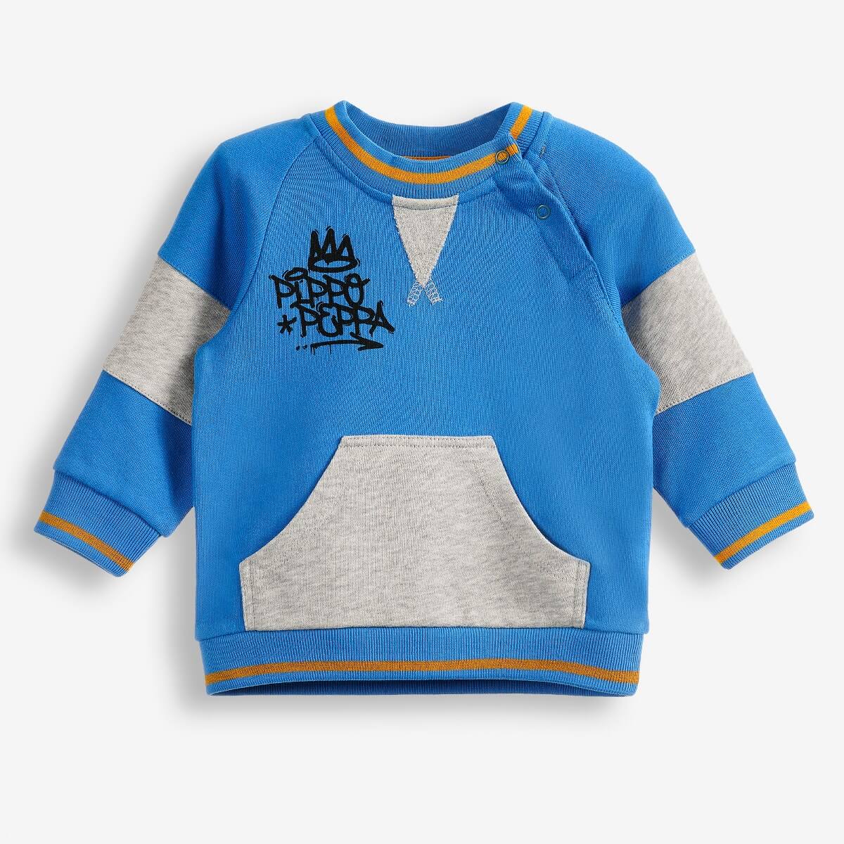 Baby Boys' Two-Piece Set with Pants and a Sweatshirt