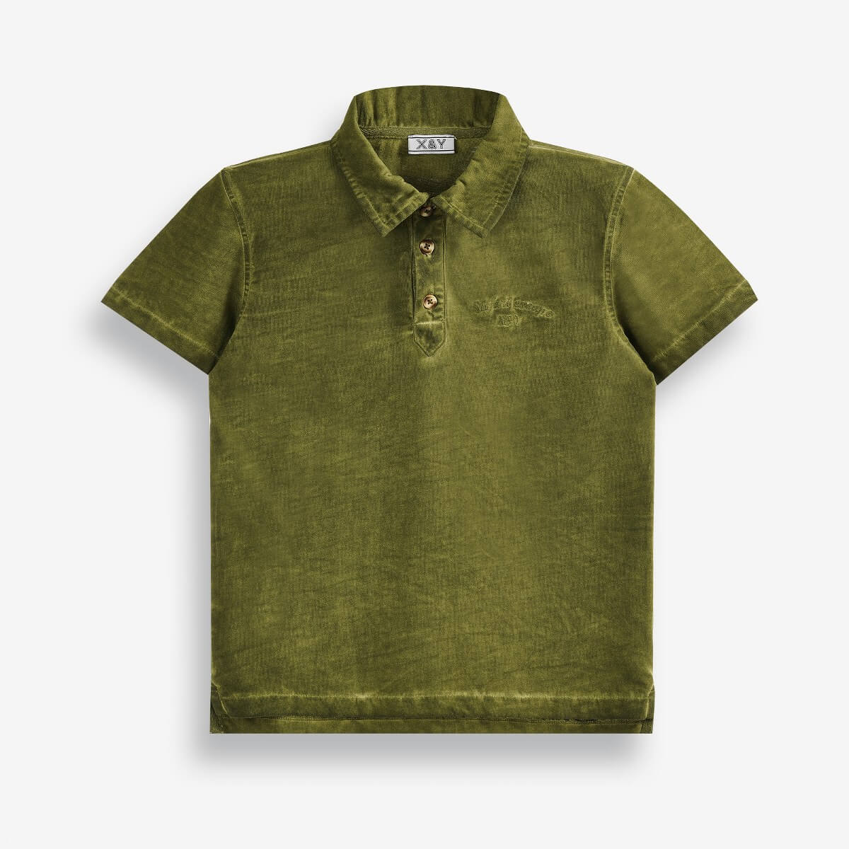 Boys'  Polo Shirt With a Graphic All-Over Print