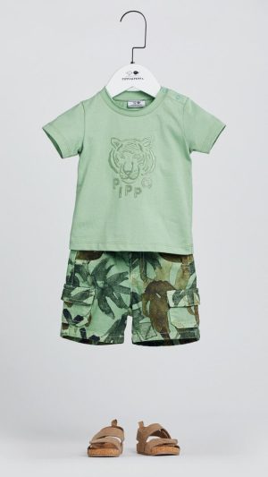 Baby Boys' T-Shirt with Embroidery