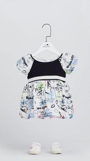 Baby Girl's Dress and an All-Over-Print