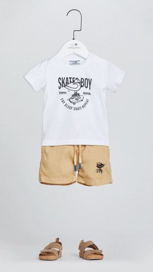 Baby Boys' T-Shirt with a Front Graphic Print