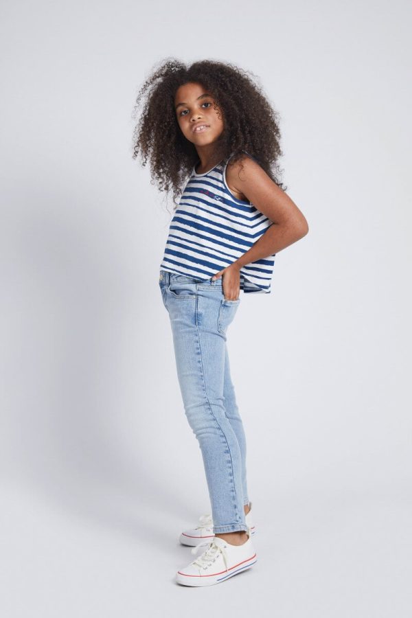 Girls' Denim Jeans, Regular Fit